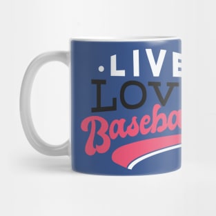 Live Love Baseball Mug